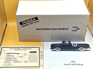 DANBURY MINT DIECAST 1:24 1956 FORD F-100 PICKUP BLACK - Picture 1 of 9
