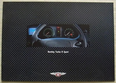 BENTLEY TURBO R SPORT Car Sales Brochure For 1997 - Image 1 of 4