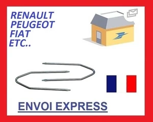 2 Ausziehschlüssel Demontage Front Schublade Autoradio Renault Peugeot Fiat - Bild 1 von 1