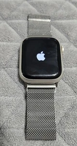 Apple Watch Series 7 (GPS) 41MM Ceramic Case & Milanese Loop - Photo 1 sur 5