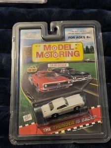ORIGINAL MODEL MOTORING '69 PONTIAC GTO JUDGE WHITE BRAND NEW ON CARD SLOT CAR  - Picture 1 of 1