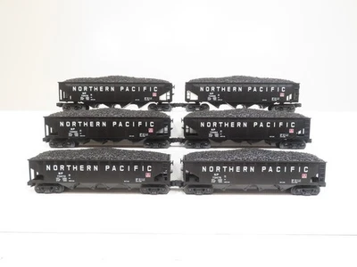 MTH 30-7531 Northern Pacific 4 Bay Hopper w/Coal 6 Car Set LN 10003 - Image 1 of 4