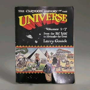 Cartoon History ot Universe Volumes 1-7 Big Bang to Alexander The Great - Gonick - Picture 1 of 4