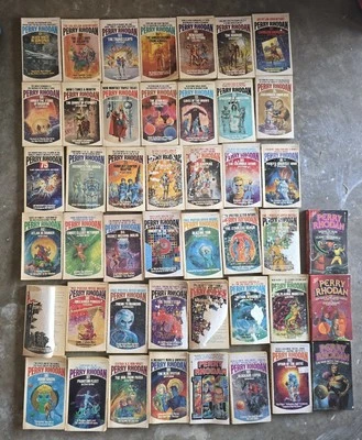 Lot (45) Perry Rhodan Paperbacks 1970s Vintage Sci-fi Ace Books 1st Edition  - Image 1 of 4
