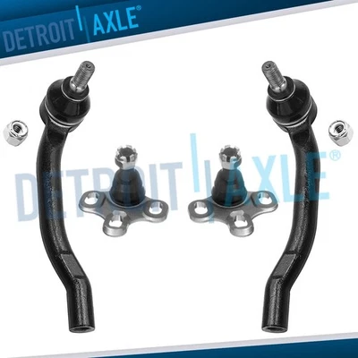 Front Outer Tie Rods Lower Ball Joints for 2018 2019 2020 2021 2022 Honda Accord - Image 1 of 4