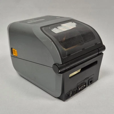 ZEBRA ZD621T Thermal Monochrome 203dpi USB Serial Label Printer + Power Supply - Image 1 of 2