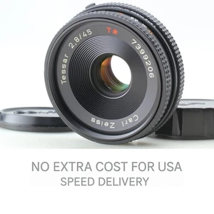 [Near MINT] Contax Carl Zeiss Tessar T* 45mm F2.8 Pancake Lens MMJ CY From JAPAN - Picture 1 of 9