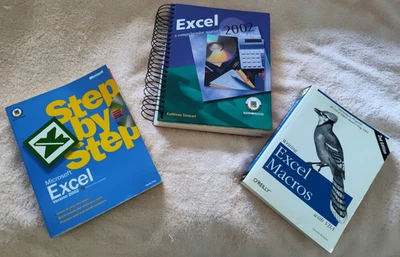 TheGudStuff: EXCEL 2002, 3 books: A COMPRE. APPROACH, STEP BY STEP, EXCEL MACROS - Image 1 of 4