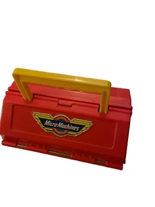 Micro Machines Tool Box - Tool Box Only Vintage 1990 Red - Picture 1 of 5