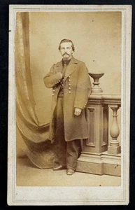 Signed FRANCIS E HOSMER Photo NEW ORLEANS Civil War CDV Gunboat USS PINOLA - Picture 1 of 2