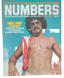 Vintage NUMBERS magazine DEC. 1978 nude male models, "MINT" - Picture 1 of 5
