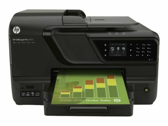 HP OfficeJet Pro 8600 E All in one Wireless Color Printer - Black