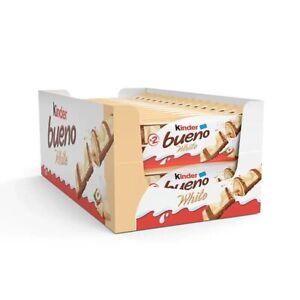 Kinder Bueno White Chocolate Bar, 30 x 39g - Full Box