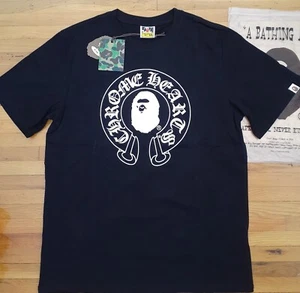 BAPE TEE T Shirt - Black & White - Picture 1 of 14