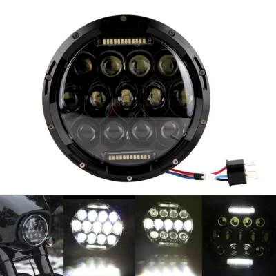 Faro LED de motocicleta de 7 pulgadas para Harley Davidson Sportster 883 1200 Touring Foto 1 de 4