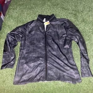 VTG AND1 Jacket Mens Xl Black Zip Dead Stock NWT Basketball - Picture 1 of 9