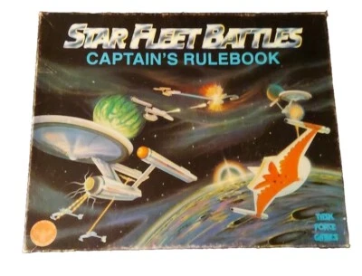Juego de caja libro de reglas del capitán de batallas de la flota estelar con módulos de expansión 1, 2 Star Trek Foto 1 de 4
