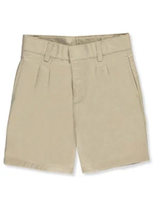 French Toast Unisex Pleated Front Twill Short with Adjustable Waist (Sizes 4 - 7 - Picture 1 of 2