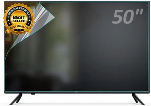 Anti-Glare TV Screen Protector Filter Out Blue Light anti Scratch Film for 50 In - Picture 1 of 7