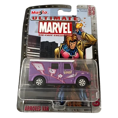 Maisto Ultimate Marvel X 战警 Gambit 压铸装甲 Van 汽车系列 1 8/25 1: 64 — 第 1/4 张图片