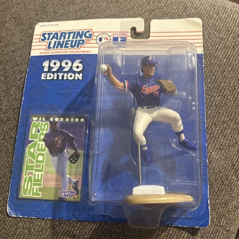 1996 Starting Lineup Wil Cordero Montreal Expos SLU Kenner Sports Figure Cover