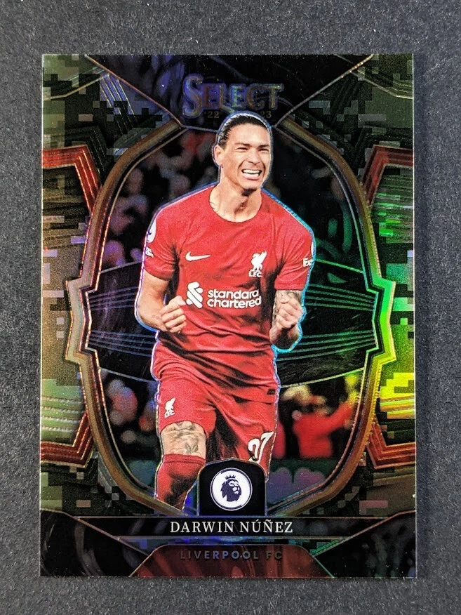 2022-23 Panini Select EPL DARWIN NUNEZ /225 Camo Prizm Terrace Liverpool #58