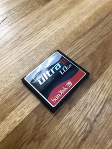 Sandisk Ultra II 1GB Camera PC Memory Compact Flash CF Card UK - Picture 1 of 1