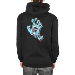 Santa Cruz Torn Hand Pullover Hoodie - Black - Picture 1 of 5