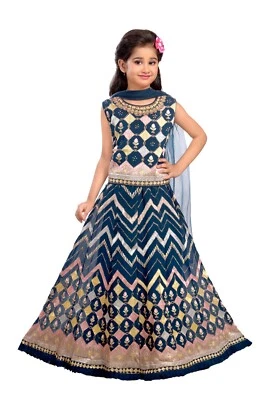 Asian Indian/Pakistani Girls Children Kids Wedding/party Clothes- 4 to 14 years - Image 1 of 4