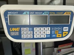 UWE Platform Scale,PSC-120, 240lb. Capacity, Commercial Stainless Scale - Picture 1 of 3