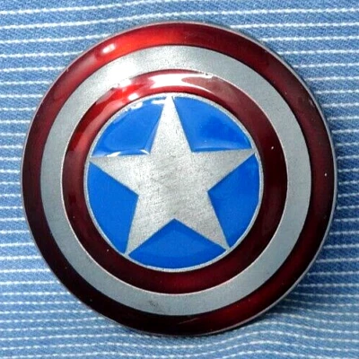 Capitán América Estrella Escudo Hebilla Cinturón Cómic Superhéroe Juegos con disfraces De Colección .TWY895 Foto 1 de 4