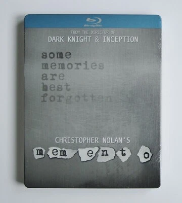 MEMENTO BLU RAY - STEELBOOK - CANADA - BRAND NEW / SEALED - Image 1 of 4
