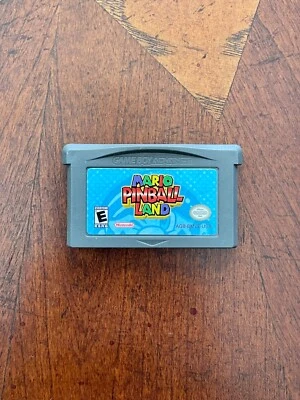 Mario Pinball Land (Nintendo Game Boy Advance GBA 2004) Auténtico Carro Probado Foto 1 de 2