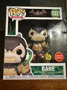 POP! HEROES BATMAN ARKHAM ASYLUM BANE #532 GITD GAMESTOP EXCLUSIVO 6" FUNKO POP! - Imagen 1 de 6