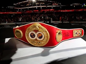 Roy Jones Jr Hand Signed IBF Championship Belt - Beckett Witness Autograph - Picture 1 of 7