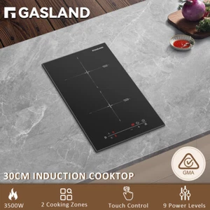 GASLAND 30cm Electric Induction Cooktop 2 Zone Boost Heating Burner Cook Top Hob - Picture 1 of 11