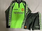 Manchester united 1998/1999 Treble Original Football Shirt, Shorts