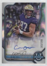 2021-22 Bowman University Chrome Prospect Lava Refractor /199 Cade Otton Auto