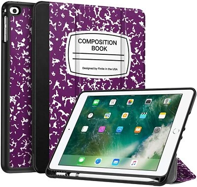 SlimShell Para iPad 6ta 5ta Generación 9.7" Suave TPU Cubierta Trasera Auto Despertar Dormir Foto 1 de 4
