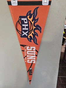 PHOENIX SUNS NBA BASKETBALL 12X30 RETRO VINTAGE FELT PENNANT 11/9/24 - Picture 1 of 2