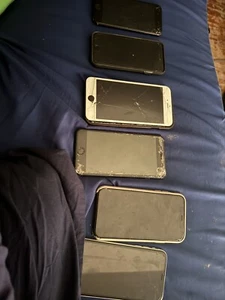 Multiple iPhones. mainly For Parts. Phones Are Broken But Some May Actually Work - Picture 1 of 1