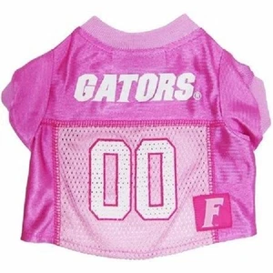 MAGLIA CALCIO MAGLIA NCAA FLORIDA GATORS MEDIUM PET CANE GATTO ROSA NUOVA - Foto 1 di 1