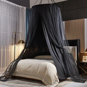 Luxurious Bed Canopy for Girls & Adults, Large Elegant Double Layer Bed Curtain - Picture 1 of 9