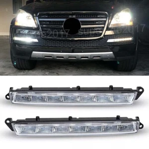 2X LED DRL Tagfahrlicht Nebelscheinwerfer L+R Für Benz GL-Klasse X164 2007-2013 - Picture 1 of 7