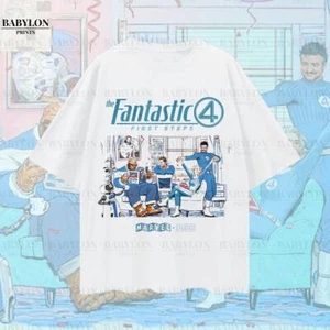 Fantastic Four T Shirt | Fantastic Four First Steps Shirt Marvel Shirt Superhero - Picture 1 of 3
