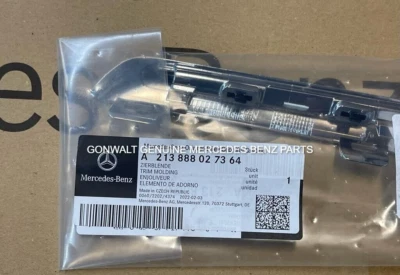 Mercedes Benz E350 E450 E300 E400 2017-2020  Right Upper Molding OE 213888027364 — 第 1/3 张图片