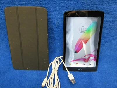 Tablet LG 8" Android UK495 G Pad F 8.0 paquete estuche cable celular EE. UU. 4G - ¡funciona! Foto 1 de 4
