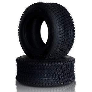 Set of 2 20x8-10 Lawn Mower Tractor Turf Tires 4 Ply 20x8x10 Tubeless - Picture 1 of 8