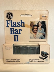 GE Flash Bar II for Polaroid SX-70 Camera 10 Flashes New Factory Sealed NOS - Picture 1 of 2
