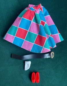 Sindy Pedigree Jumping Jive Muñeca Conjunto Falda Cinturón Zapatos 1984 Vintage Fiesta Hora - Imagen 1 de 4